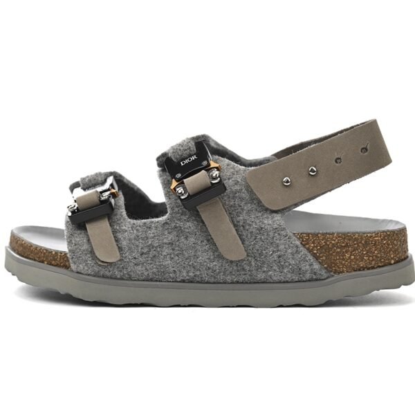 Dior by Birkenstock Milano Sandal Grey 3SA117ZSF_H800