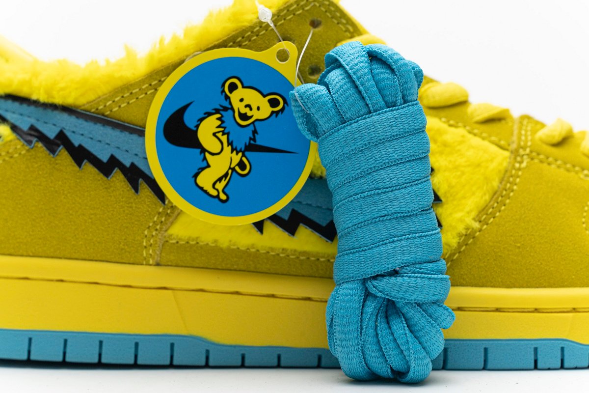 Grateful Dead x Nike SB Dunk Low “ Yellow Bear” CJ5378-700 - Image 13