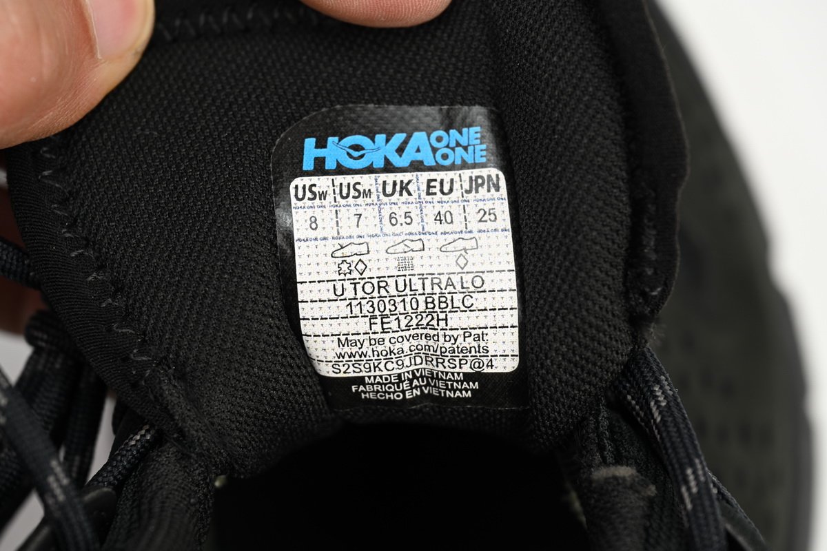 Hoka One One Tor Ultra Low Black 1130310 -BBLC - Image 10
