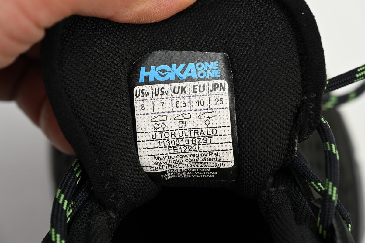 Hoka One One Tor Ultra Low Black Ash 1130310 -BZST - Image 9