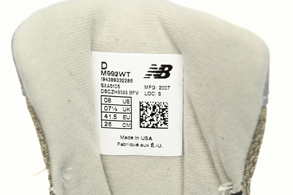 WTAPS × New Balance 992 Heavyweight collaboration  M992WT - Image 8
