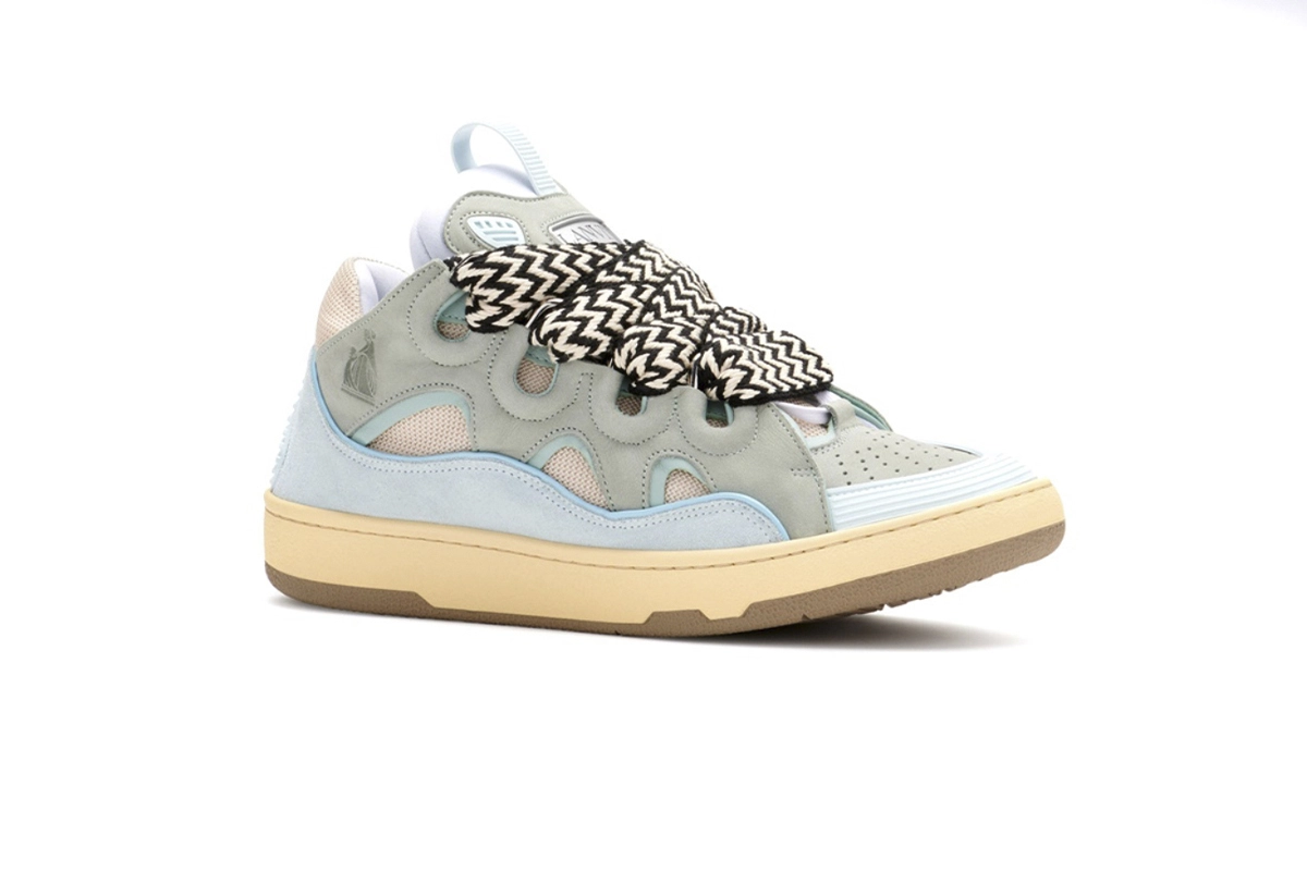 Lanvin Leather Curb Light Blue Gum FW-SKDK02-DRA2-A2121 - Image 2
