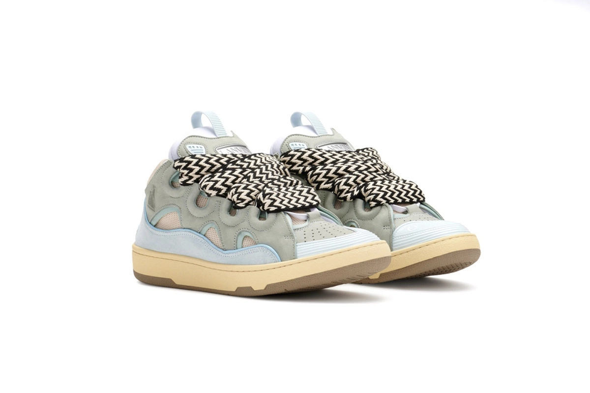 Lanvin Leather Curb Light Blue Gum FW-SKDK02-DRA2-A2121 - Image 3