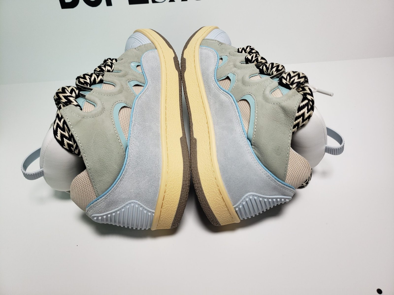 Lanvin Leather Curb Light Blue Gum FW-SKDK02-DRA2-A2121 - Image 10