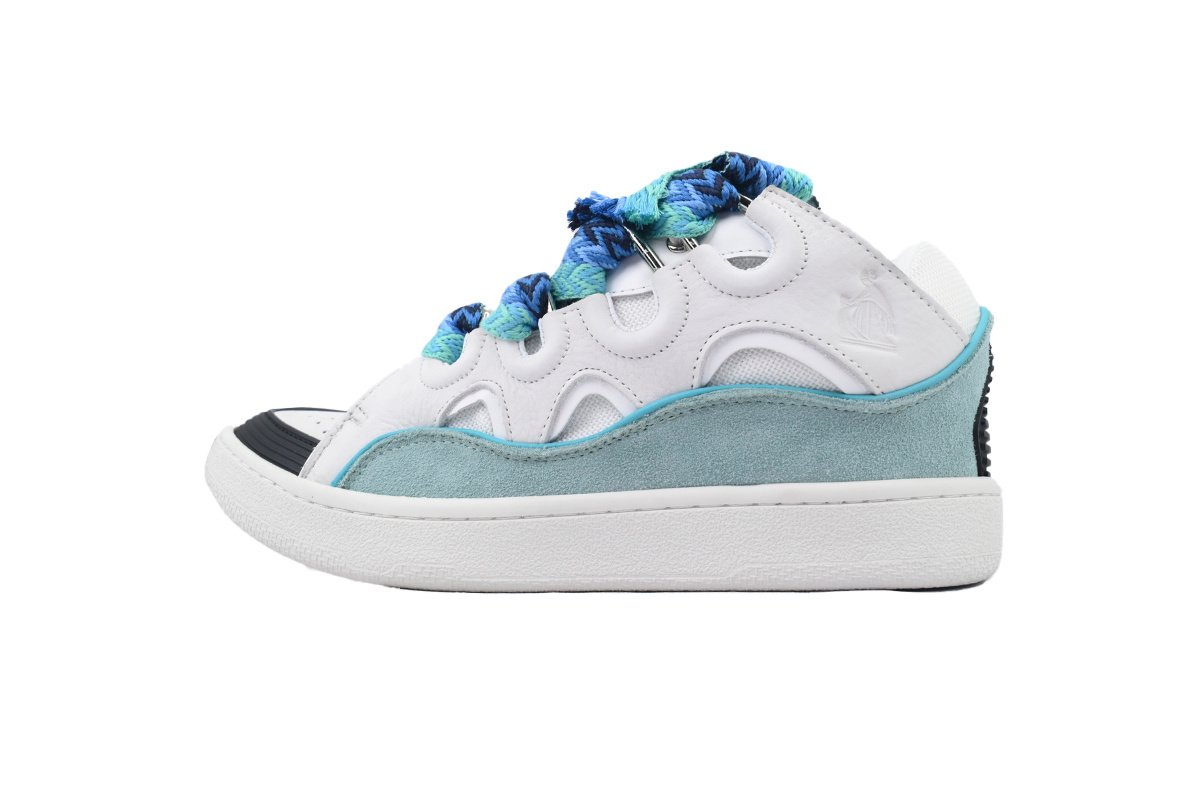 lanvin_leather_curb_white_blue_1CD1491200D1A Lanvin Leather Curb White Blue - Image 1