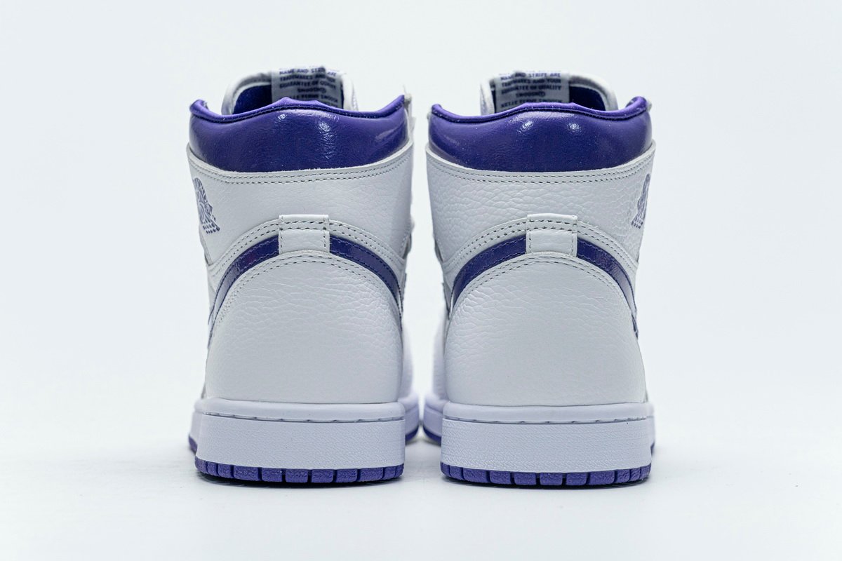 Air Jordan 1 Retro High OG White Purple CD0461-151 - Image 5