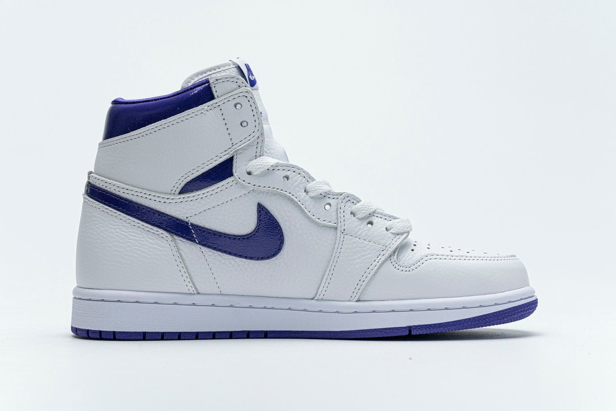 Air Jordan 1 Retro High OG White Purple CD0461-151 - Image 3