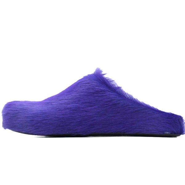Marni Long-hair Calfskin Fussbett Sabot Purple SBMR000600P623600C74