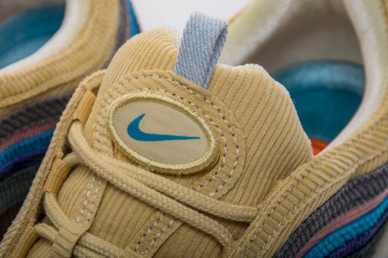 MAX97 OFF-WHITE x Nike Air Max 97 Release Date Corduroy Cap AJ4219-400 - Image 4