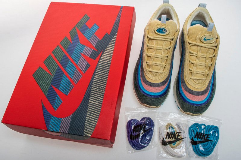 MAX97 OFF-WHITE x Nike Air Max 97 Release Date Corduroy Cap AJ4219-400 - Image 2