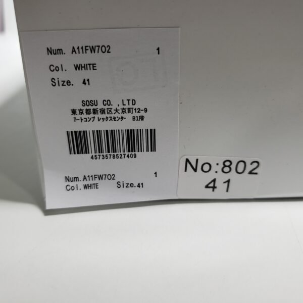 MIHARA YASUHIRO OG Sole White NO.802