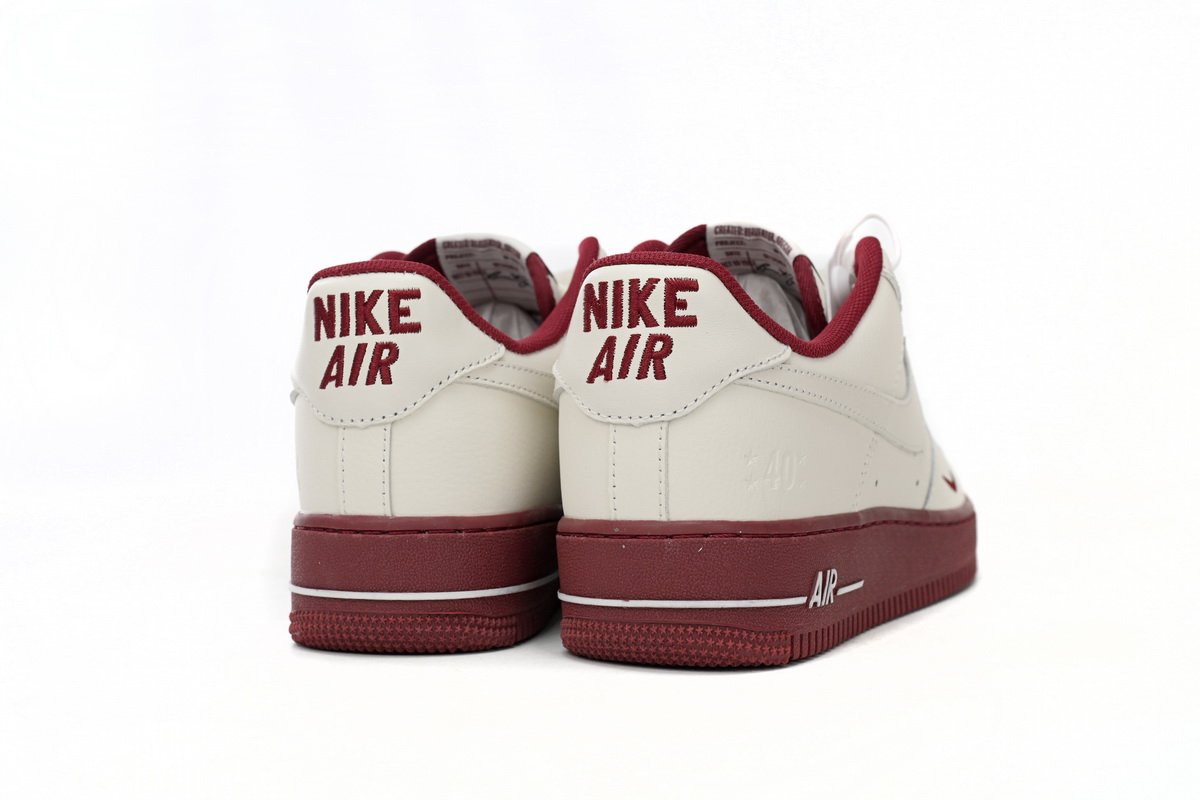Nike Air Force 1’07 Low Beige Red DQ7582-100 - Image 4