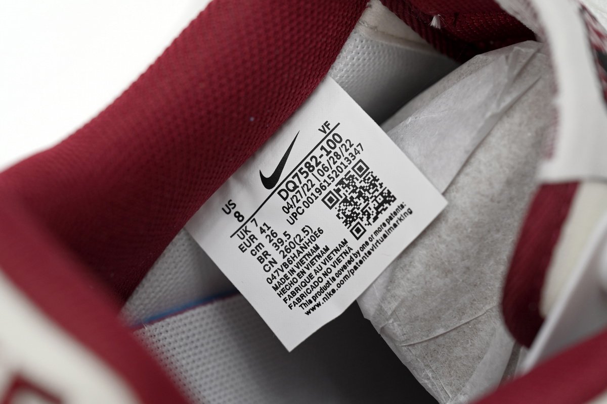 Nike Air Force 1’07 Low Beige Red DQ7582-100 - Image 7