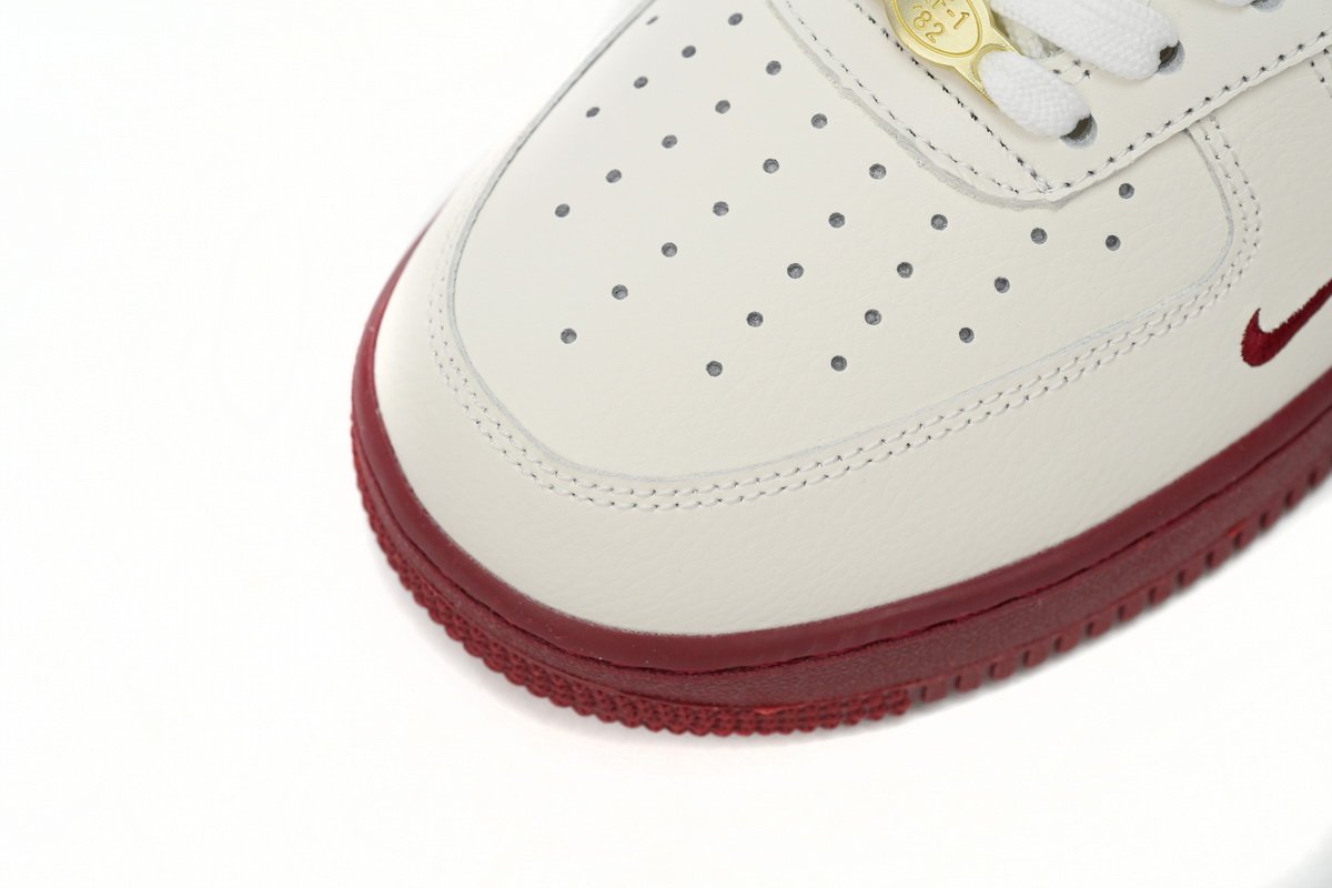 Nike Air Force 1’07 Low Beige Red DQ7582-100 - Image 11