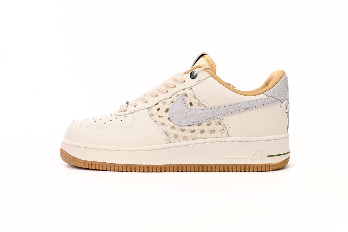 nike_air_force_1_low__07_premium_nai_ke_bamboo_weave_fn0369_101_18DEF6EAB3813 Nike Air Force 1 Low '07 Premium NAI-KE Bamboo Weave FN0369-101 - Image 1