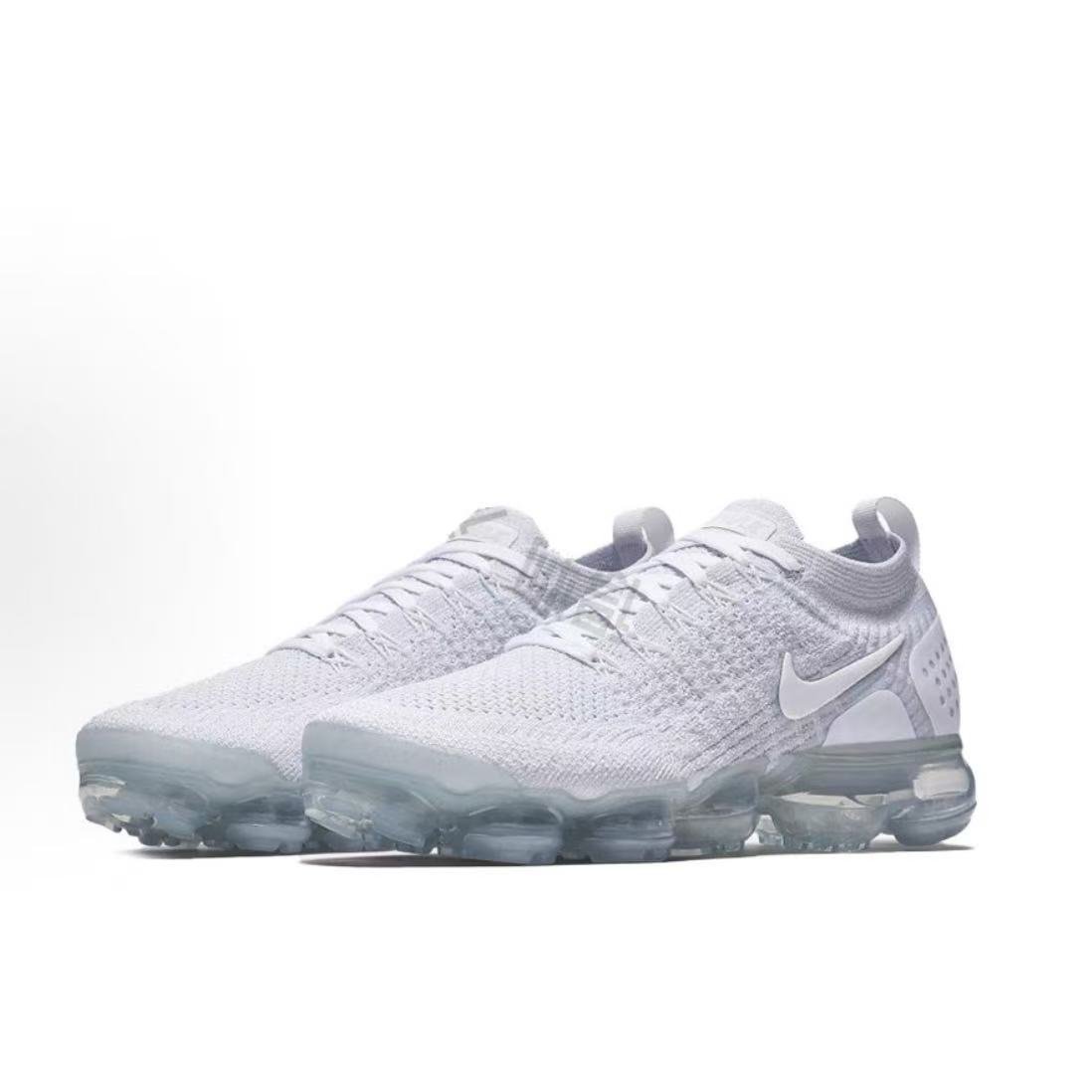 Nike Air VaporMax Flyknit 2  White Pure Platinum  942842-100 - Image 3