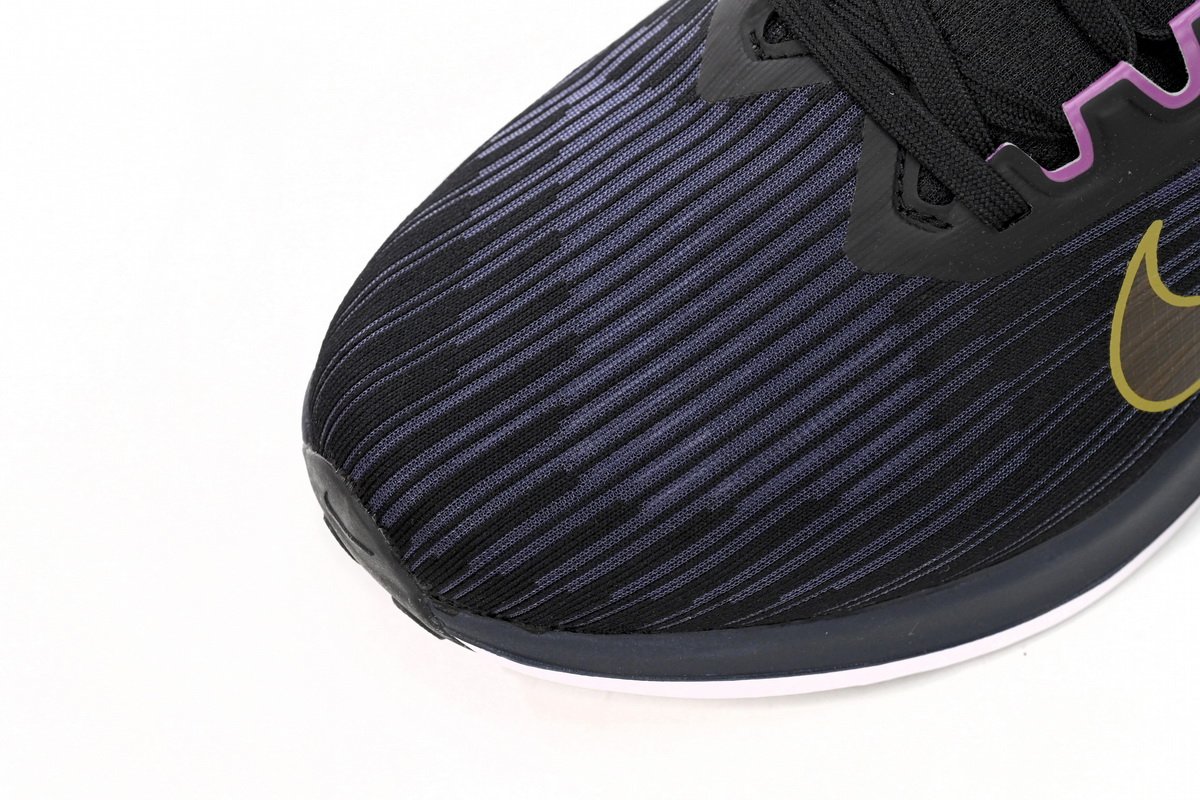 Nike Air Winflo 9 Black Blue and Yellow DD6203-007 - Image 7