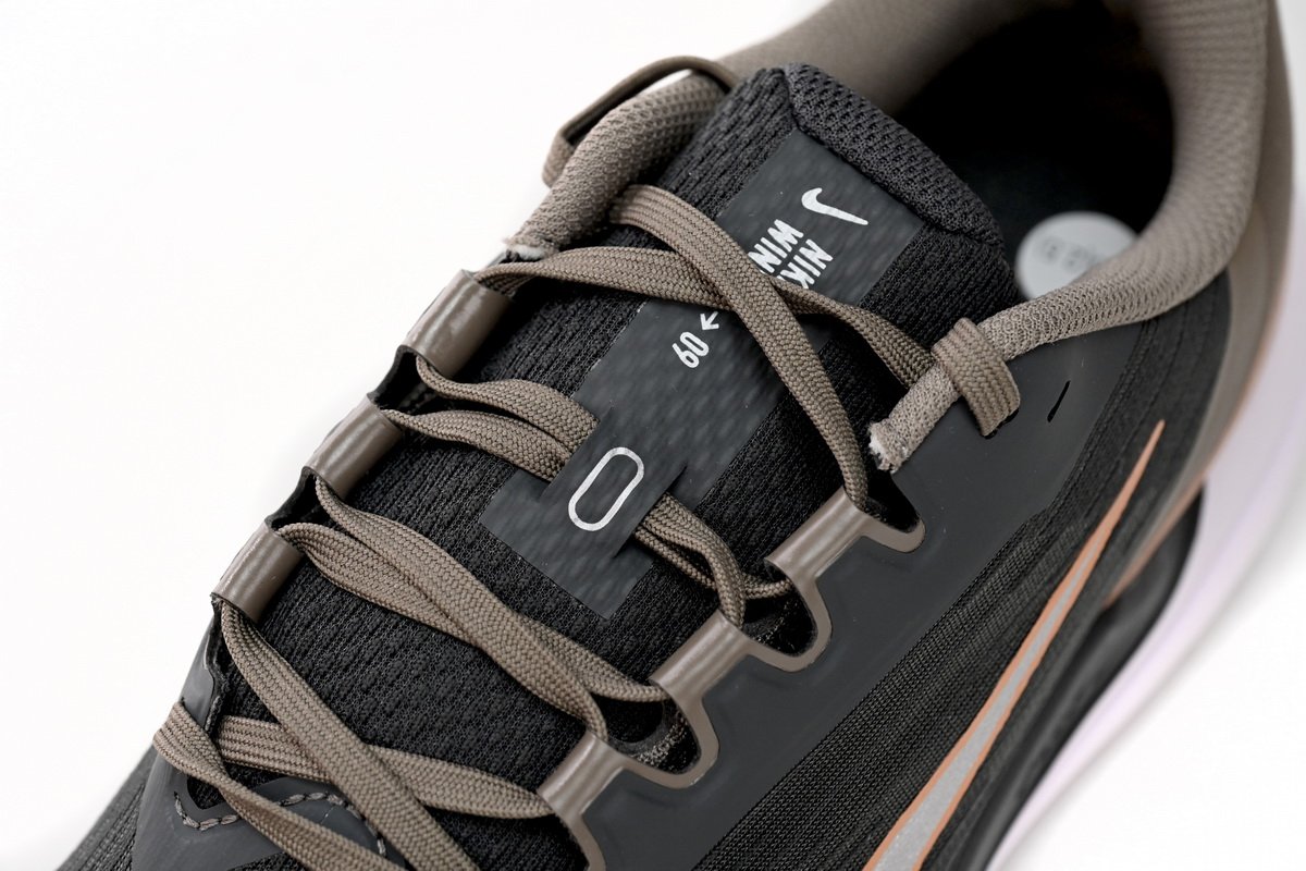 Nike Air Winflo 9 Black And White Brown DD8686-005 - Image 8