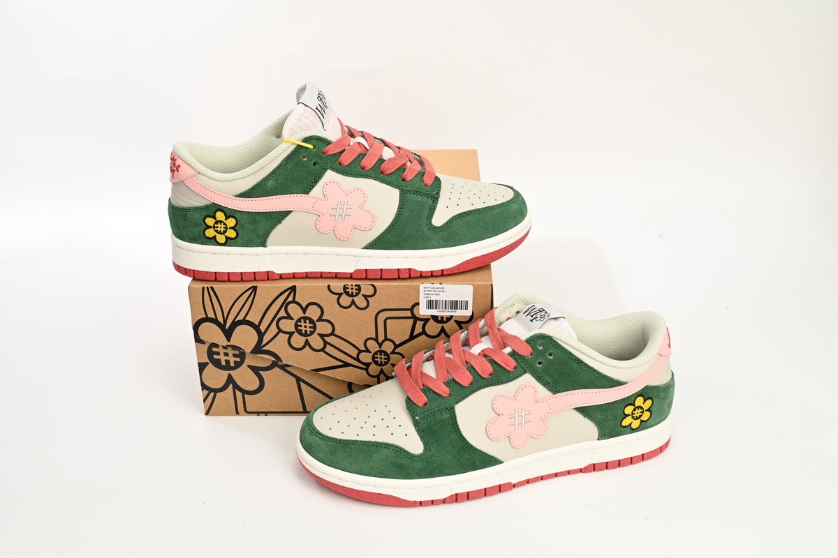 Nike SB Dunk Low WTP"MOSS" DUNK Solar Powder 1124-93-061 - Image 2