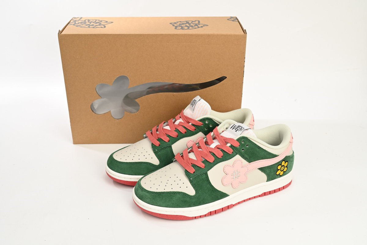 Nike SB Dunk Low WTP"MOSS" DUNK Solar Powder 1124-93-061 - Image 4
