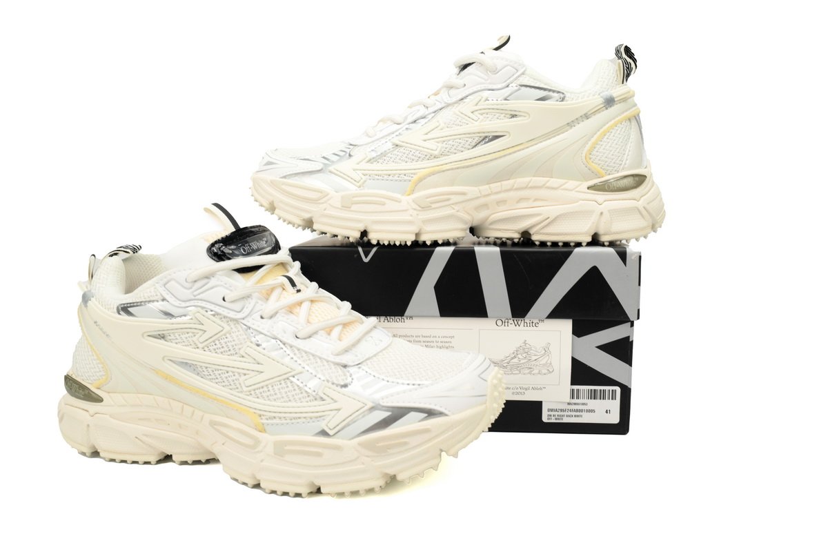 OFF-WHITE Out Of Blue Silver white  OIIA295F24 FAB00 10005 - Image 3