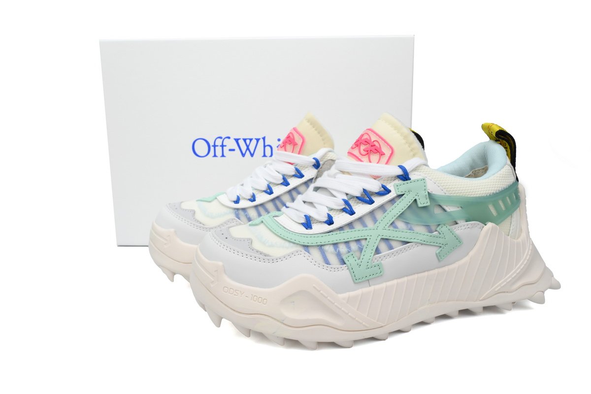 OFF-WHITE Out Of Light Green And White OMIA139S 2080004 530133 - Image 2