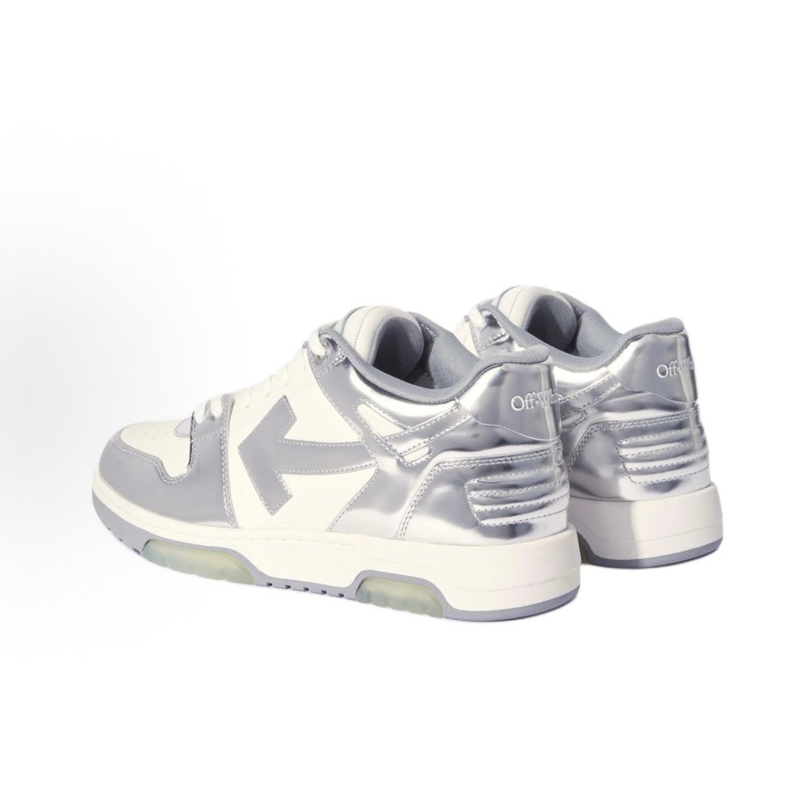 OFF-WHITE Out Of Office 'White Silver' OMIA189F 24LEA00E 0172 - Image 2