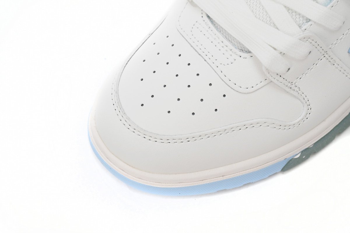 OFF-WHITE Out Of Office OOO 30 MM Low Tops White Light Blue OMIA189C99LEA0010145 - Image 9