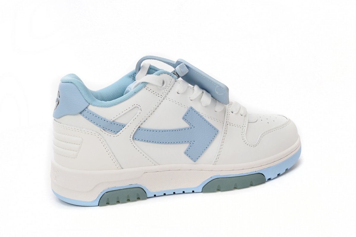 OFF-WHITE Out Of Office OOO 30 MM Low Tops White Light Blue OMIA189C99LEA0010145 - Image 6