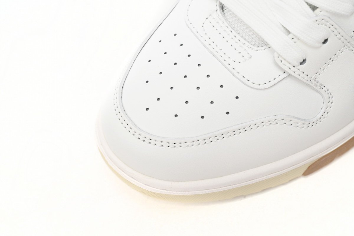 OFF-WHITE Out Of Office OOO Low Tops For Walking White Black OMIA189R21 LEA00 20101 - Image 4