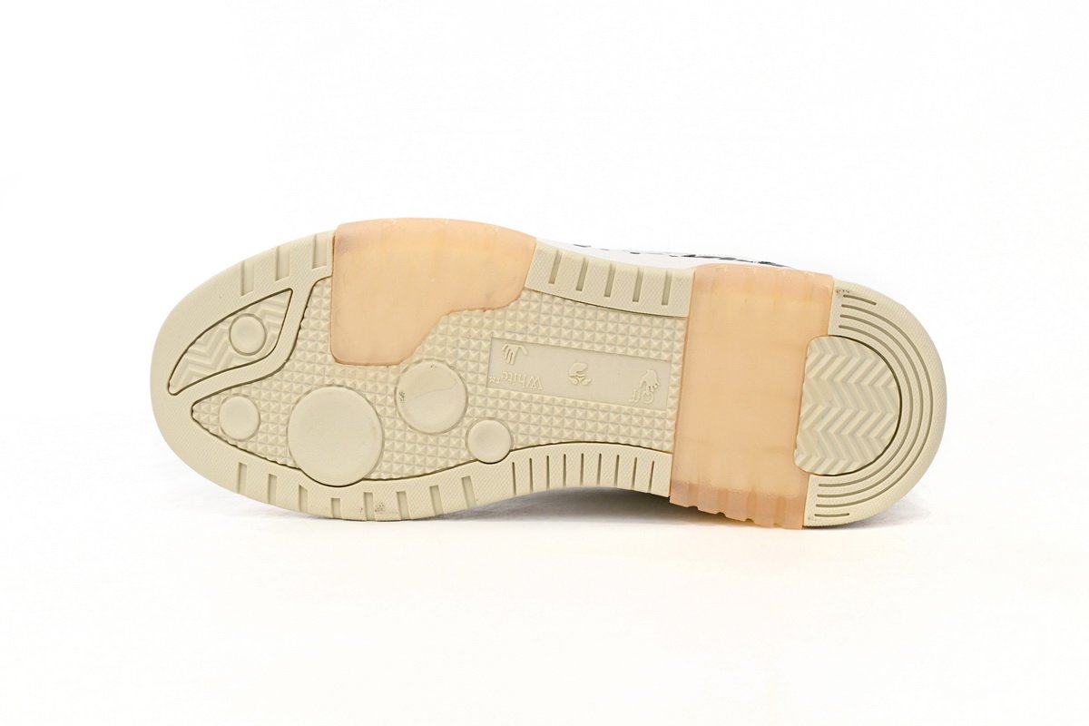 OFF-WHITE Out Of Office OOO Low Tops For Walking White Black OMIA189R21 LEA00 20101 - Image 8