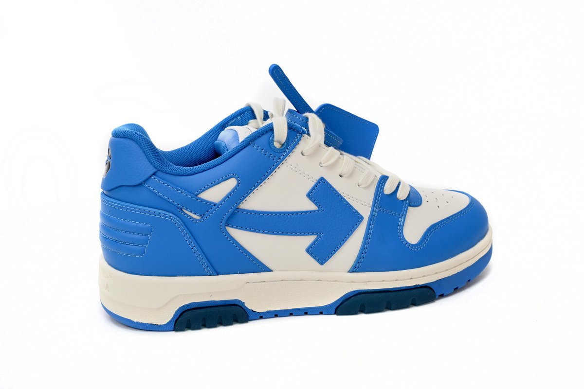 OFF-WHITE Out Of Office OOO Low Tops White Blue OMIA189F22LEA0014501 - Image 10