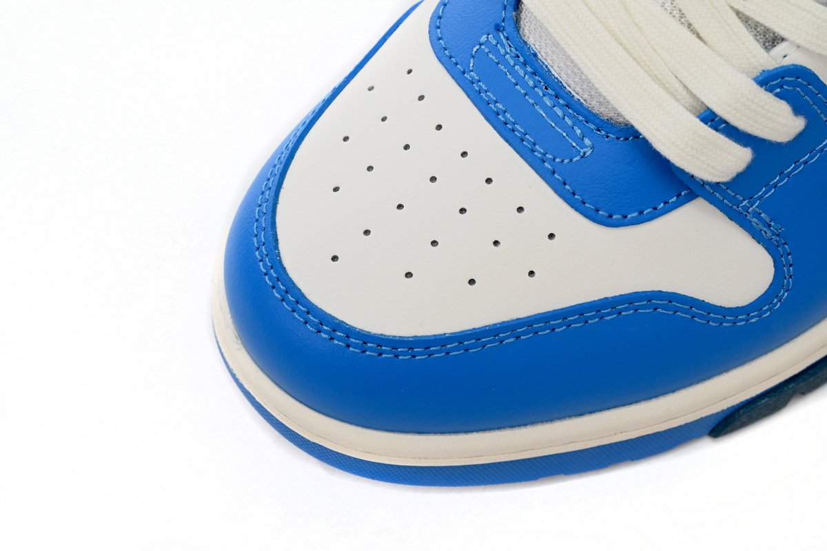 OFF-WHITE Out Of Office OOO Low Tops White Blue OMIA189F22LEA0014501 - Image 7