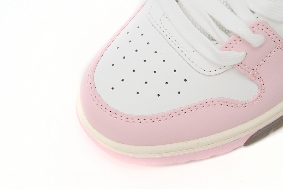OFF-WHITE Out Of Office OOO Low Tops White Light Pink OWIA259F21LEA0010130 - Image 10