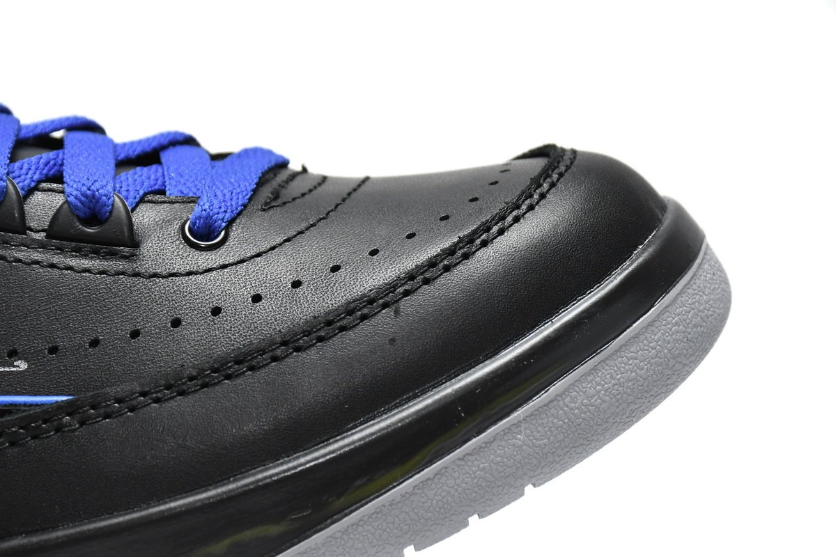 Off White x Air Jordan 2 Retro Low SP Black and Varsity Roy  DJ4375-004 - Image 12