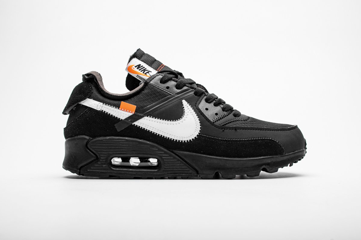 Off-White x Nike Air Max 90 “All Black” AA7293-001 - Image 3
