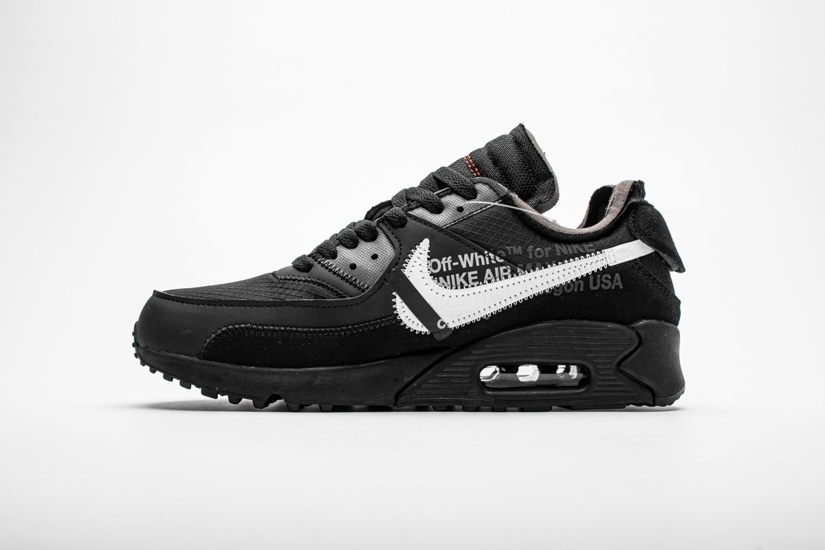 Off-White x Nike Air Max 90 “All Black” AA7293-001 - Image 11