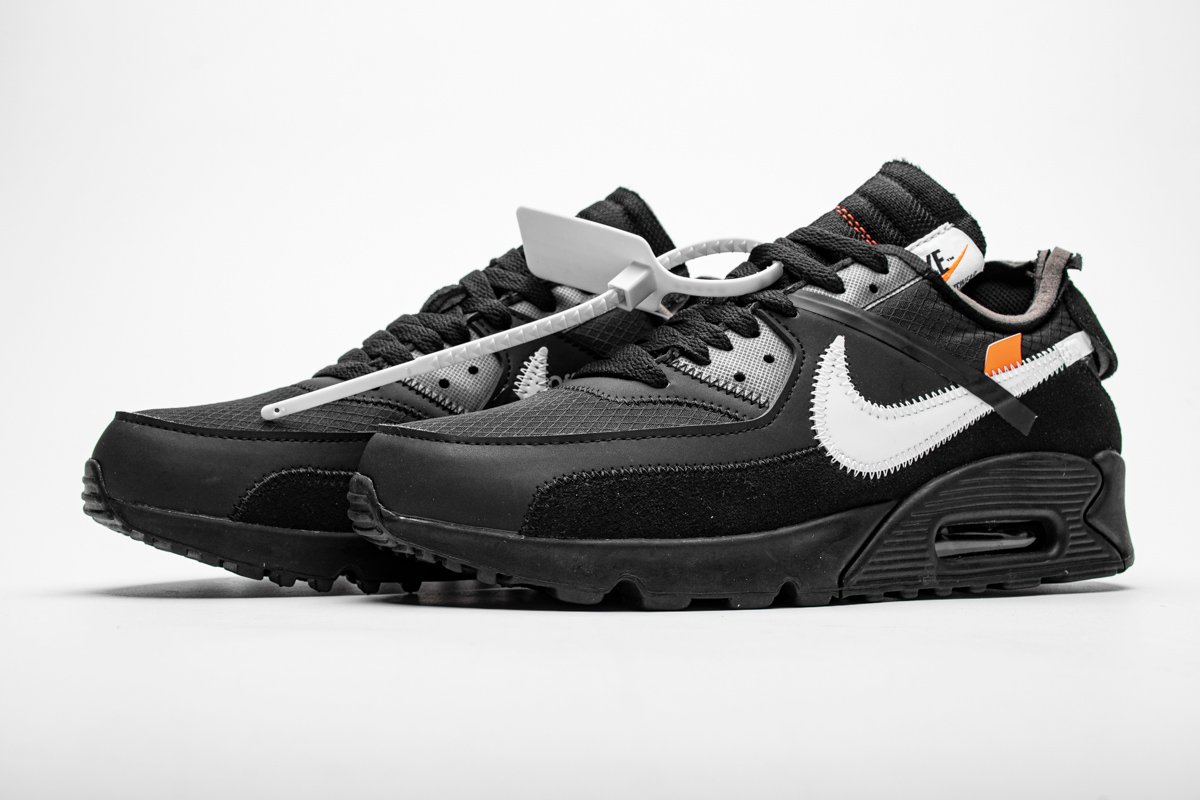 Off-White x Nike Air Max 90 “All Black” AA7293-001 - Image 4