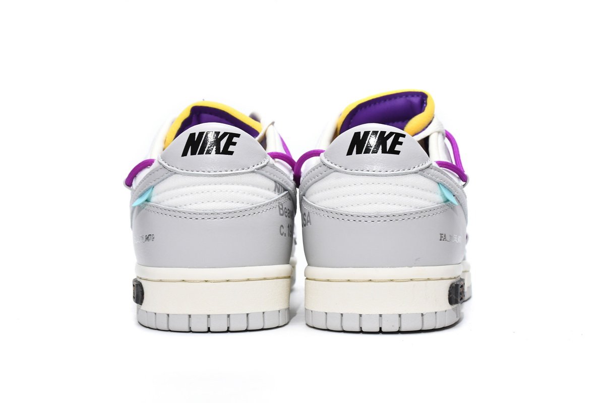 OFF WHITE x Nike Dunk SB Low The 50 NO.28 DM1602-111 - Image 4