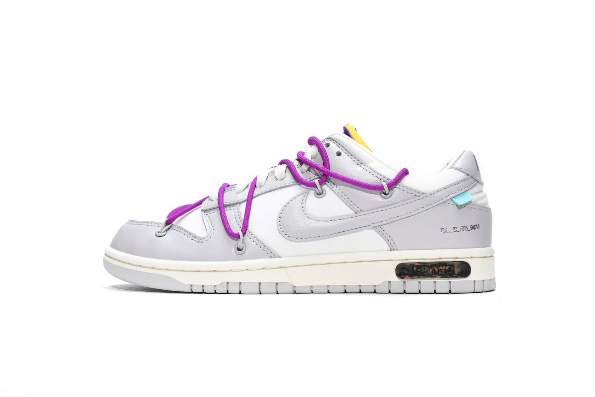 OFF WHITE x Nike Dunk SB Low The 50 NO.28 DM1602-111 - Image 1