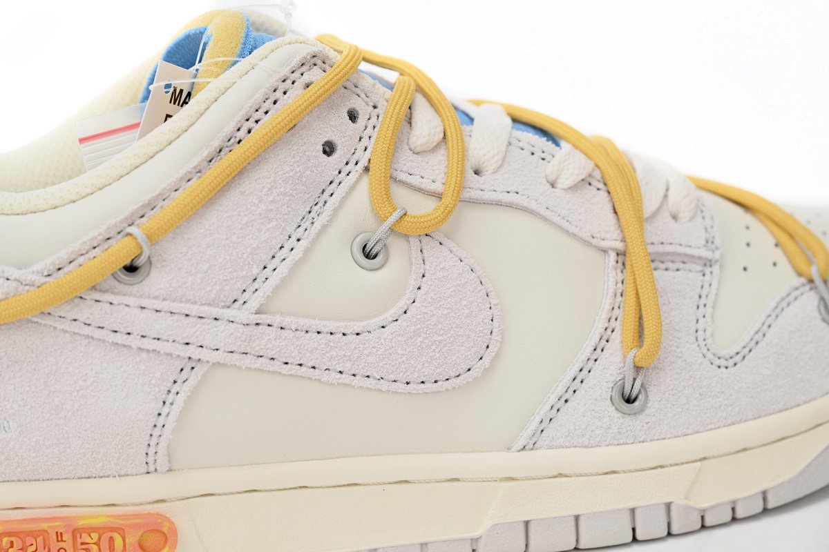 OFF WHITE x Nike Dunk SB Low The 50 NO.34  DJ0950-102 - Image 6