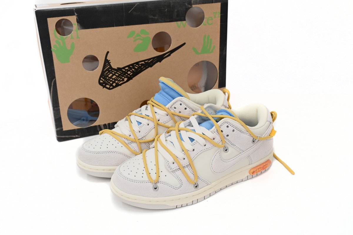 OFF WHITE x Nike Dunk SB Low The 50 NO.34  DJ0950-102 - Image 2