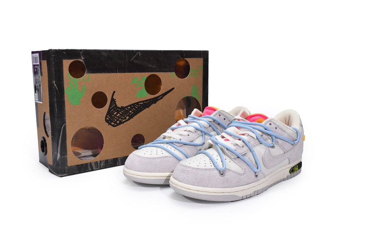OFF WHITE x Nike Dunk SB Low The 50 NO.38 DJ0950-113 - Image 5