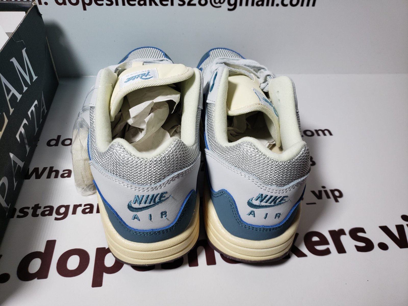 Patta x Nike Air Max 1 "Aqua Noise" DH1348-004 - Image 7