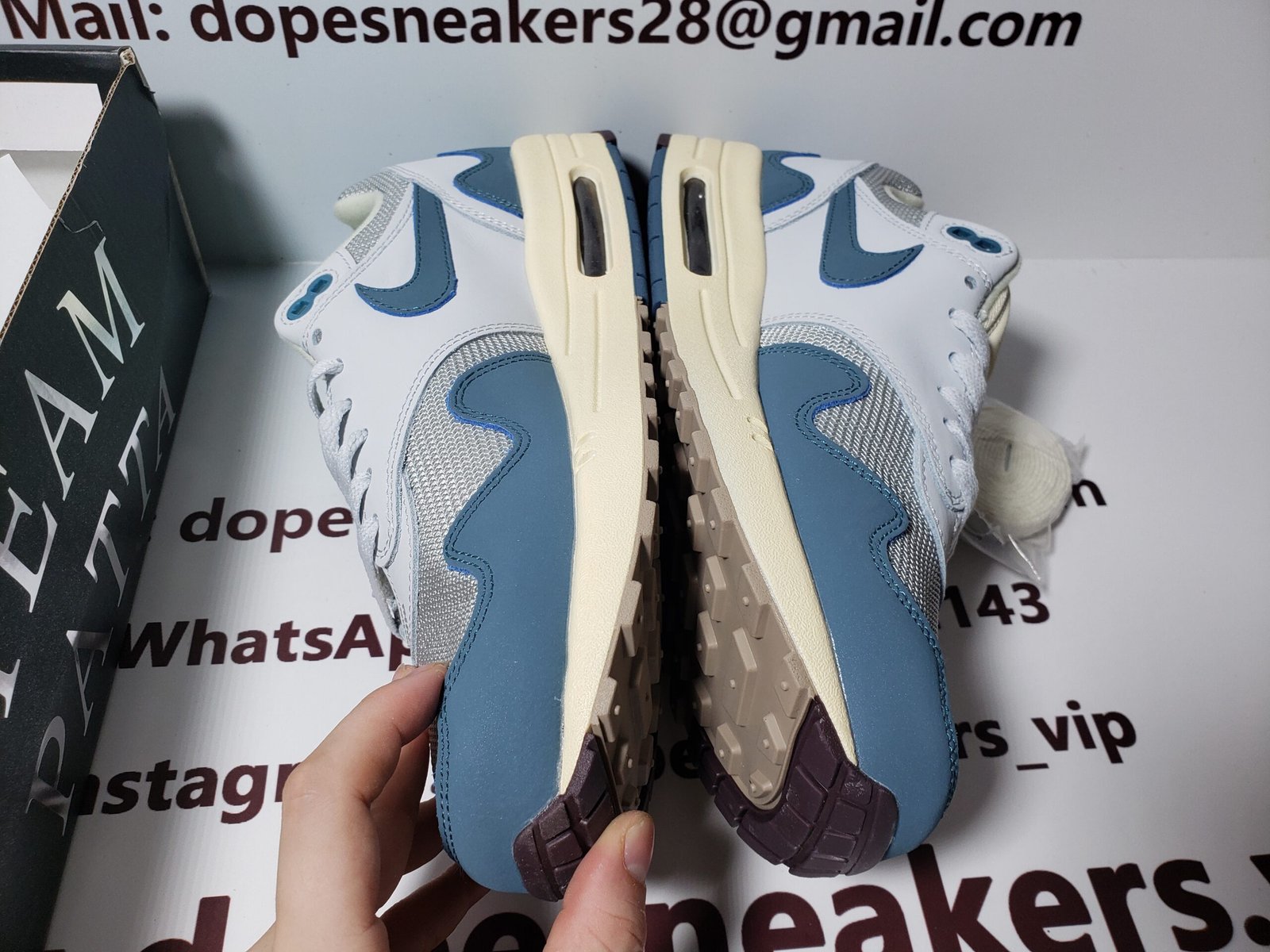 Patta x Nike Air Max 1 "Aqua Noise" DH1348-004 - Image 3