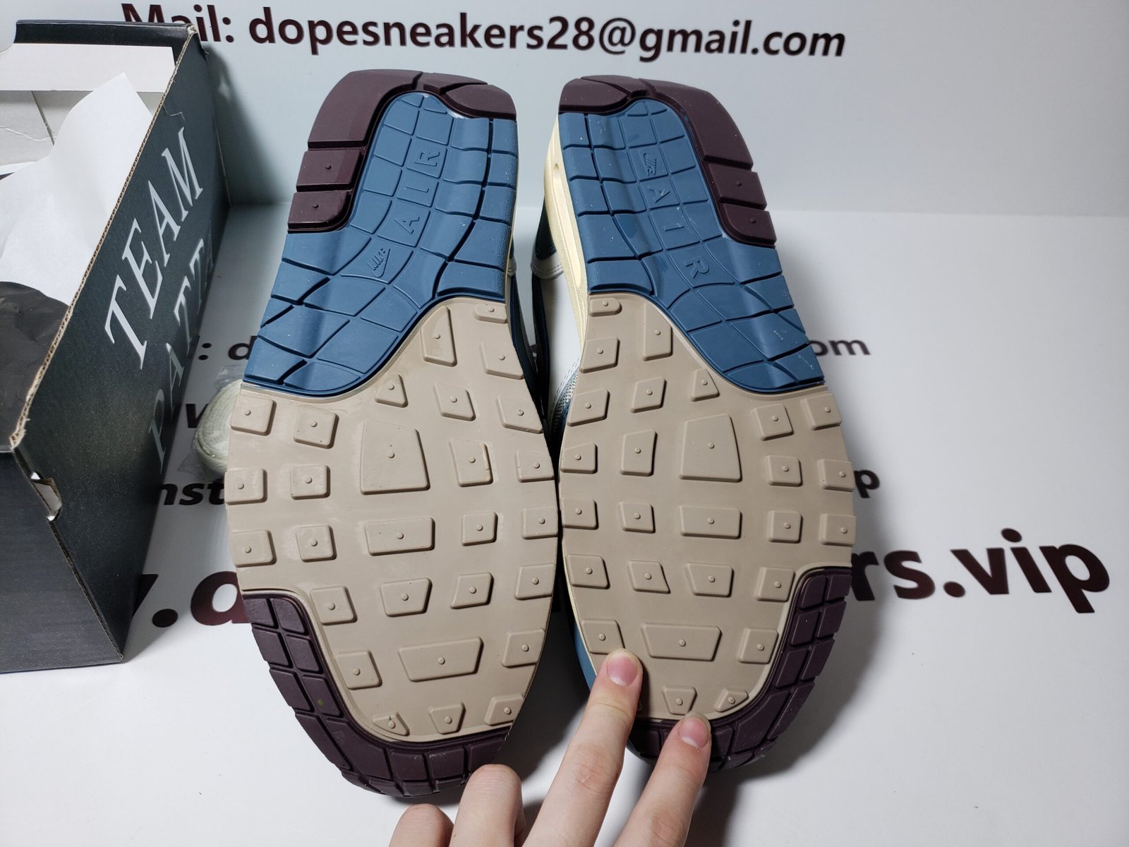 Patta x Nike Air Max 1 "Aqua Noise" DH1348-004 - Image 6