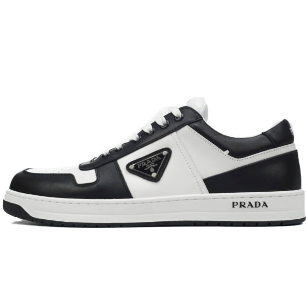 Prada Downtown Low Sneakers Black and White