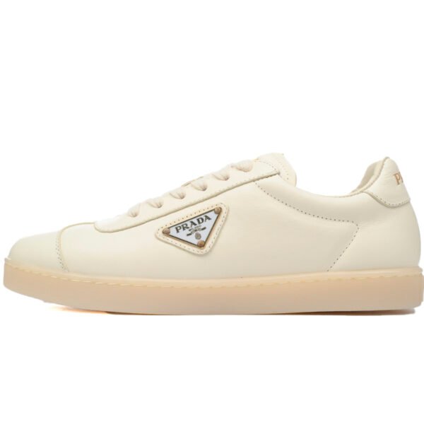 Prada Downtown Low Sneakers Rice White