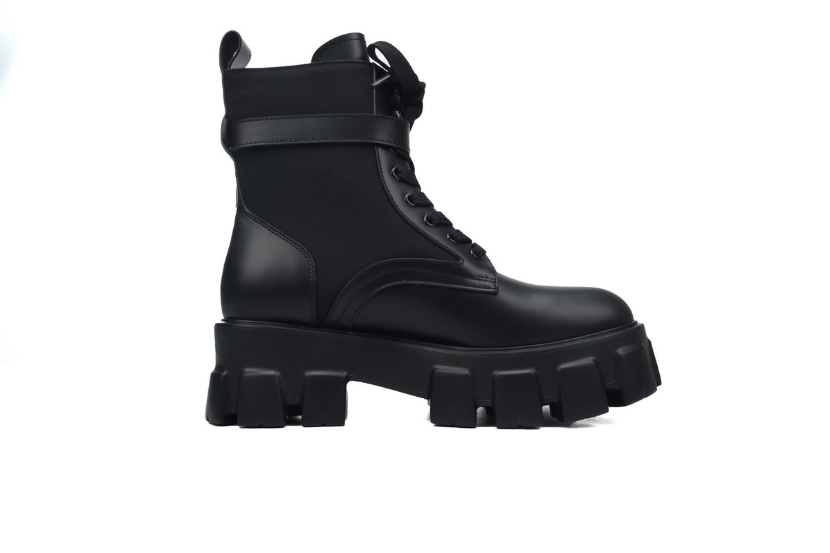 Prada Monolith thick soled Martin boots black - Image 5