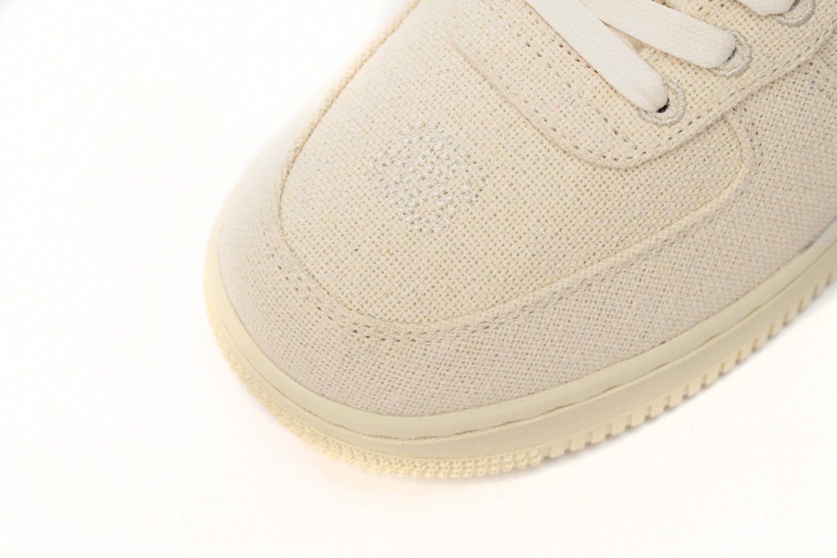 Stussy x Nike Air Force 1 Low “Fossil Stone” CZ9084-200 - Image 9